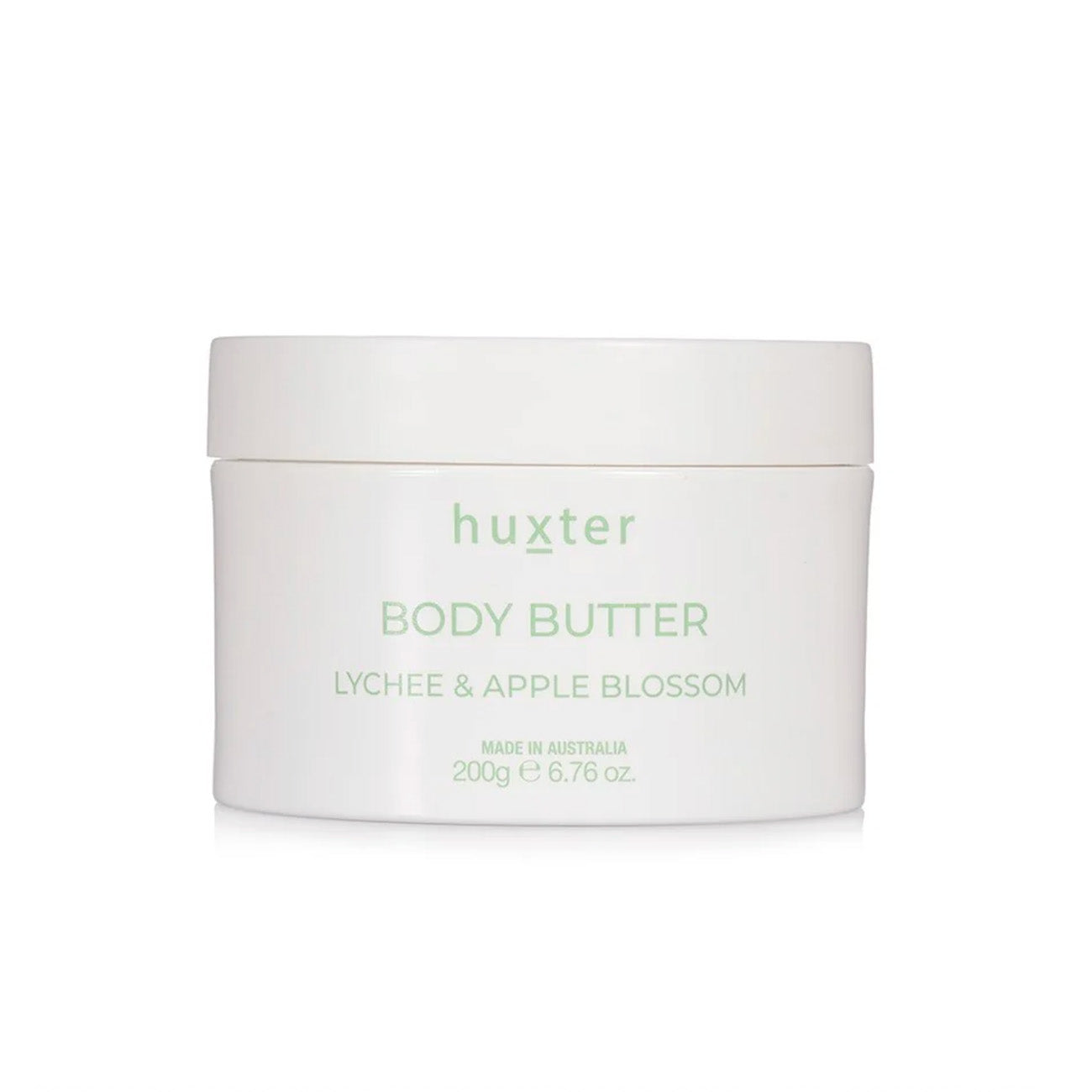 Huxter body butter jar with &