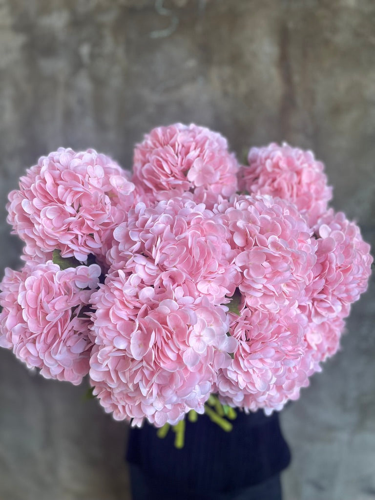 ARTIFICIAL BLUSH HYDRANGEA Stem