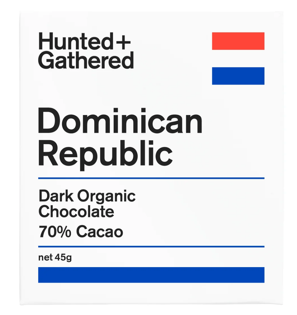 Hunted + Gathered Dominican Republic 70% Chocolate Bar