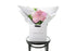 Kate Hill Flowers – small blush pink birthday posy with roses, disbuds and foliage hand-tied.