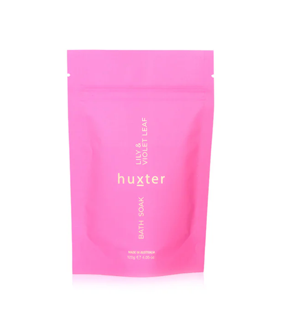 Huxter Bath Soak | Lily & Violet Leaf