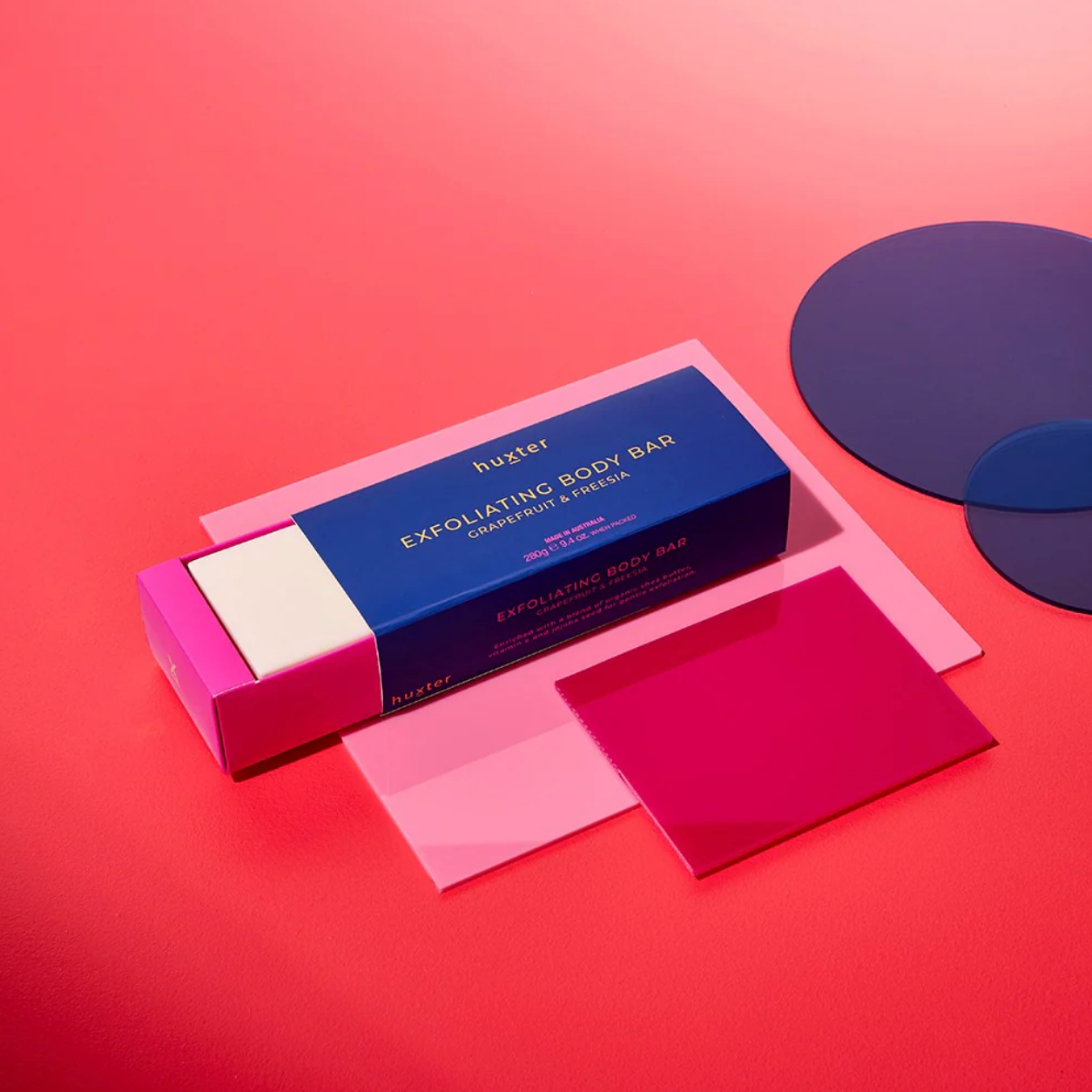 Huxster Exfoliating Body Bar | Grapefruit & Freesia