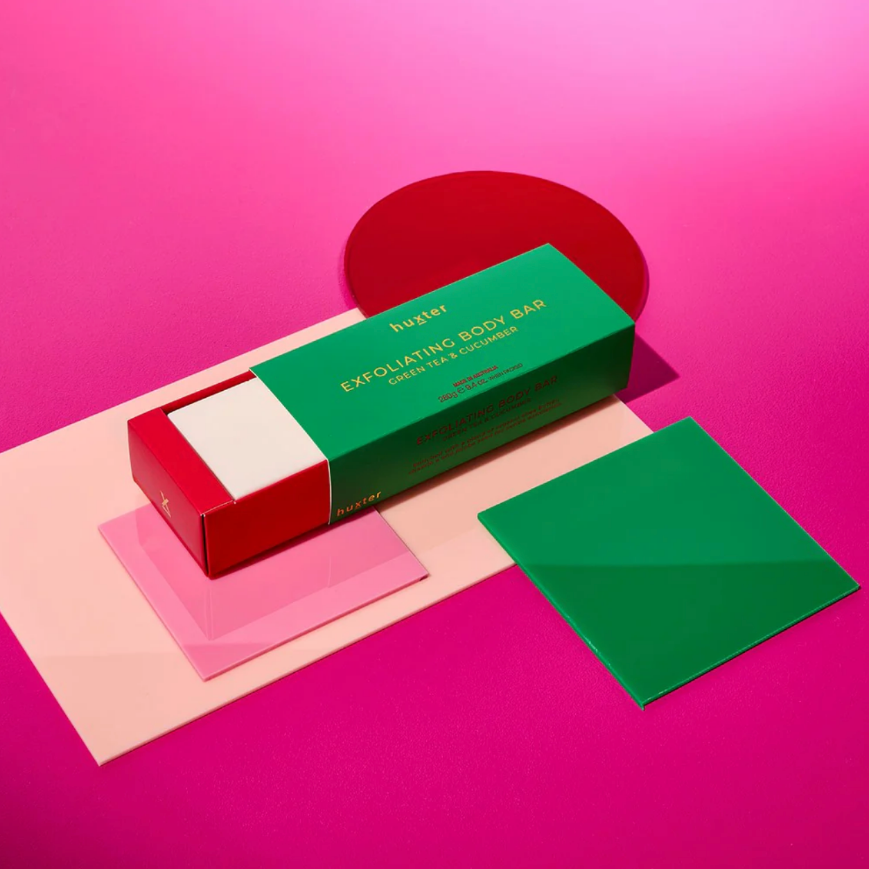 Huxter Exfoliating Body Bar | Green Tea & Cucumber