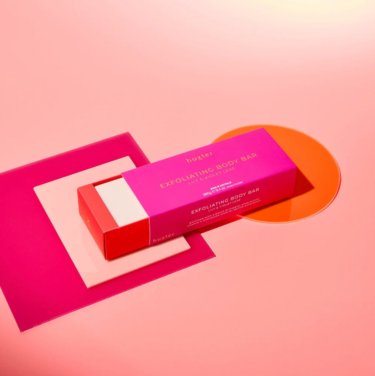 Huxster Exfoliating Body Bar | Lily & Violet Leaf