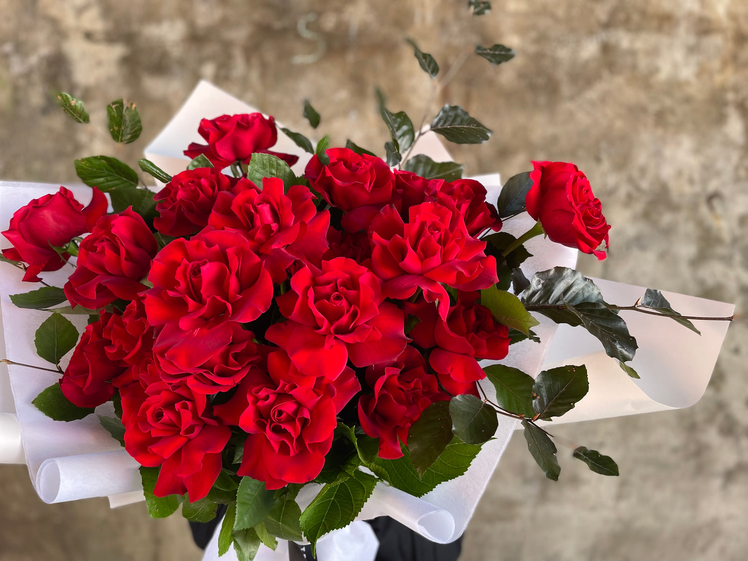AMOUR Large Red Rose Flower Bouquet | Pre-Order
