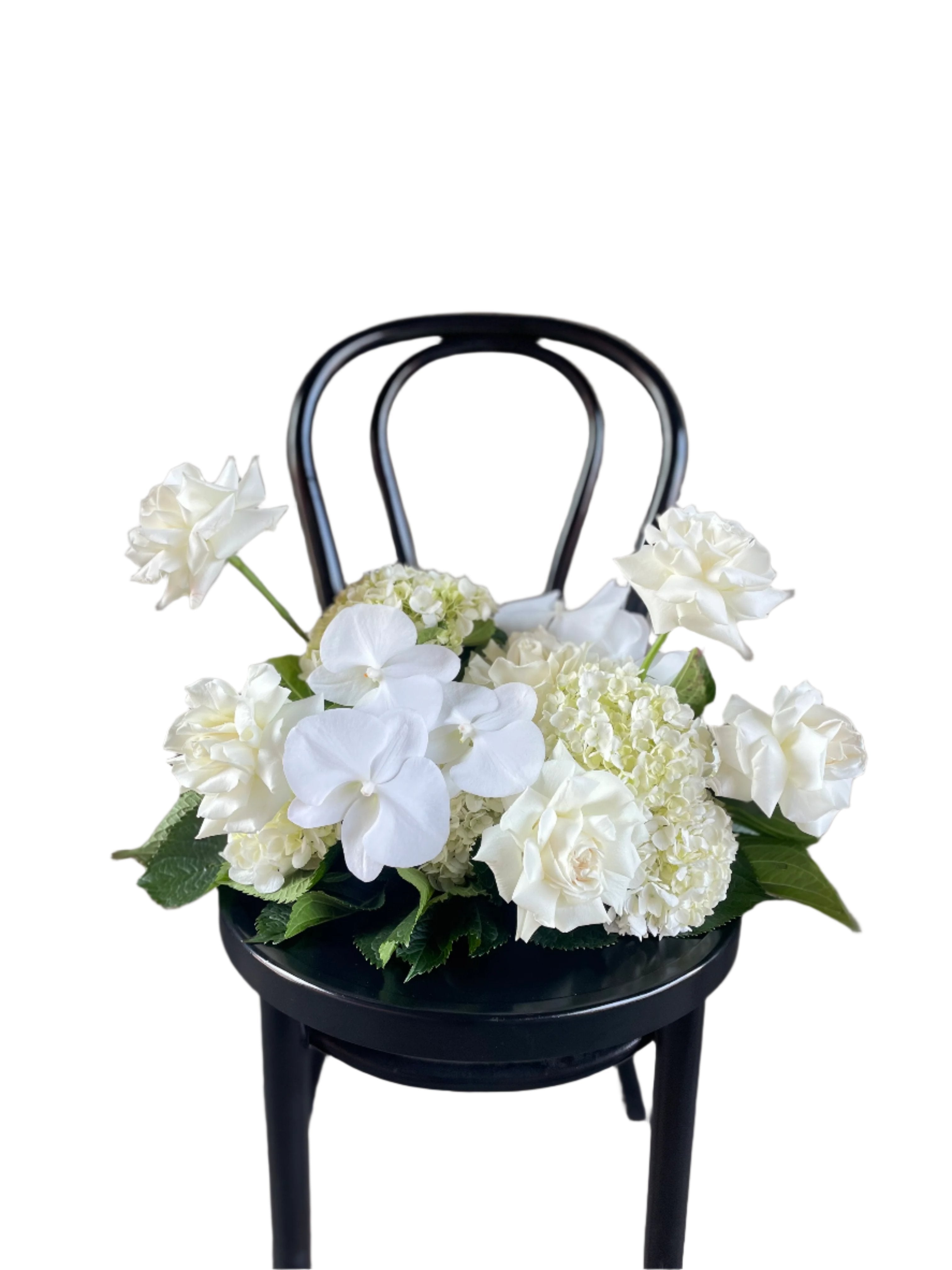 ELODIE White Table Centre