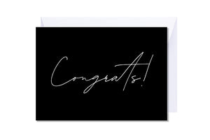 Congratulations Card | 'Congrats' Greeting Card | Kate Hill Flowers