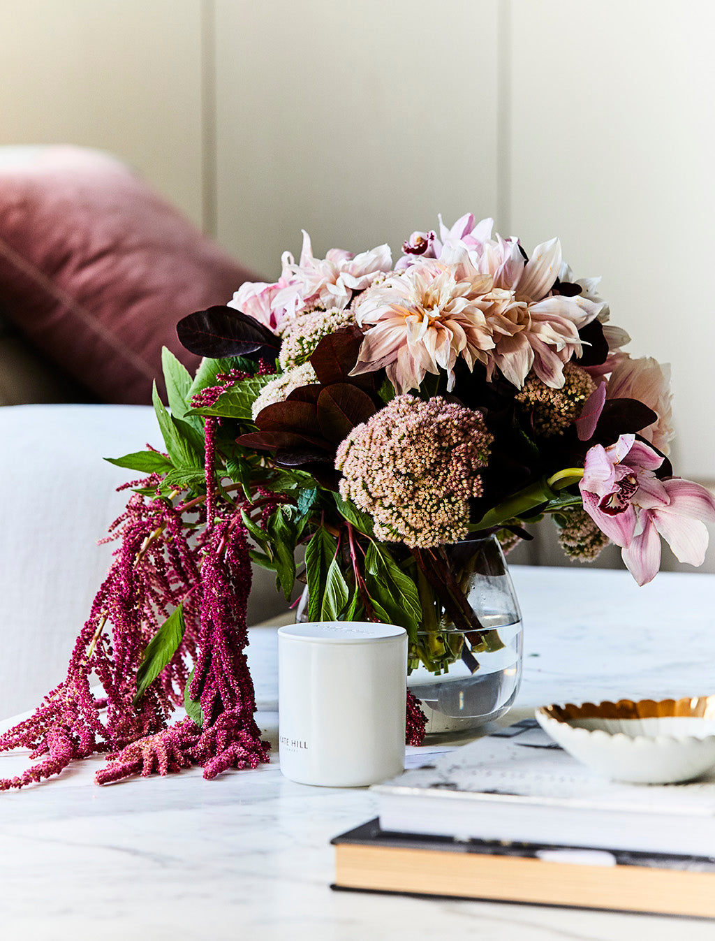 Flowers for the home in a vase