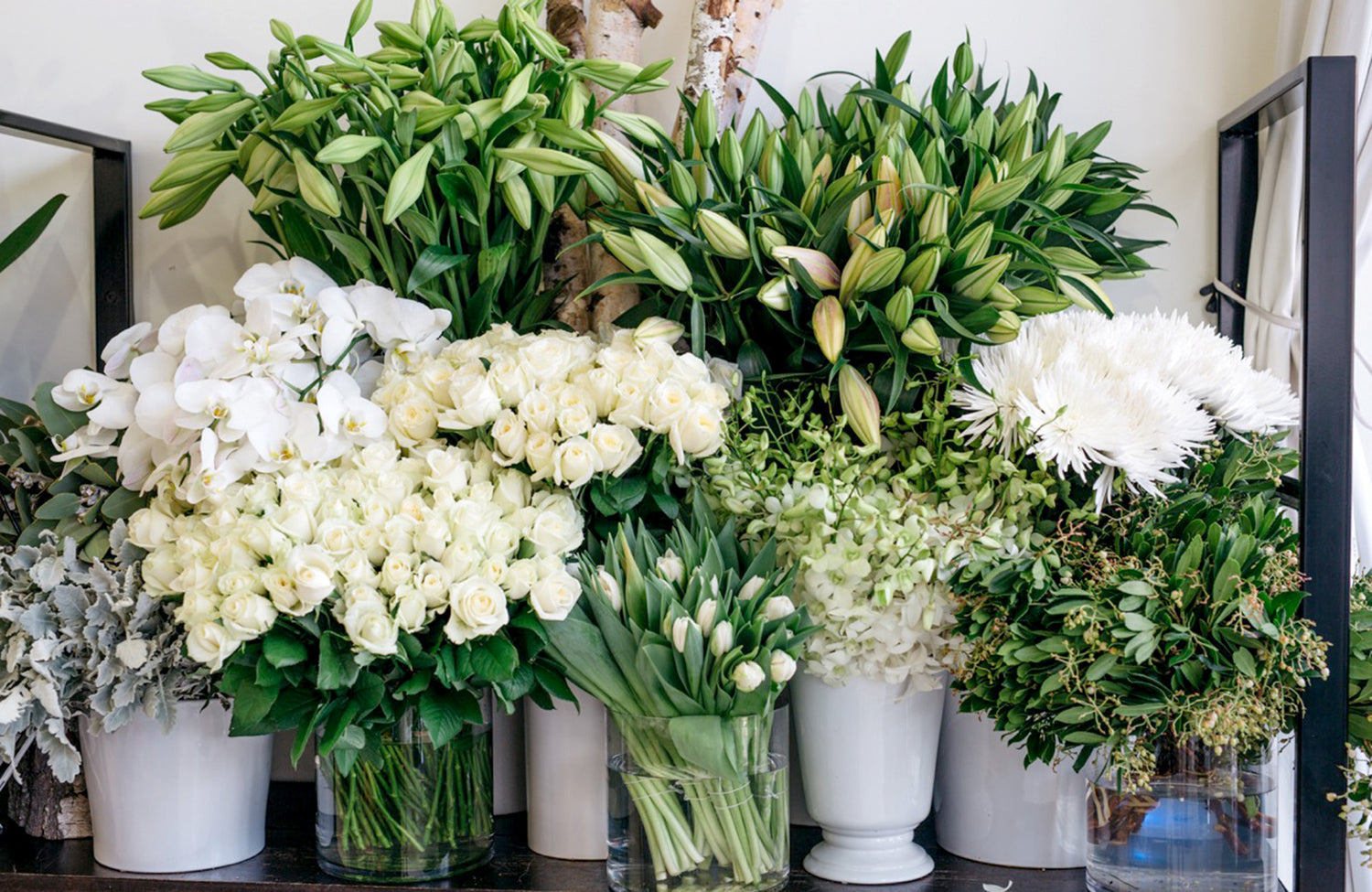 Popular Flowers on display in Melbourne Florist Kate Hill