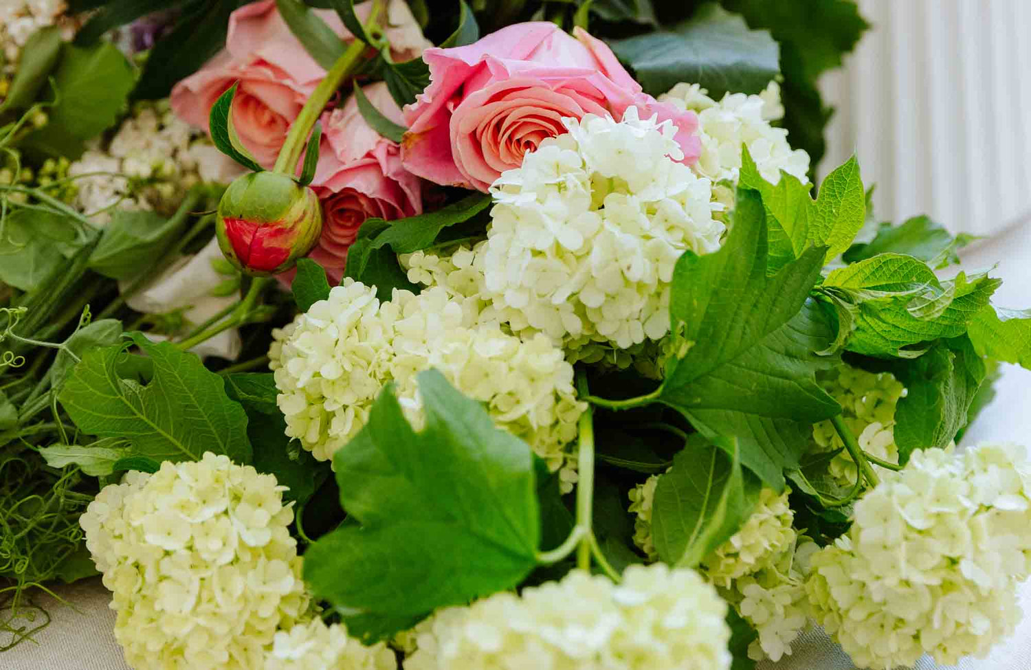 spring flowers arriving at a Melbourne florist studio