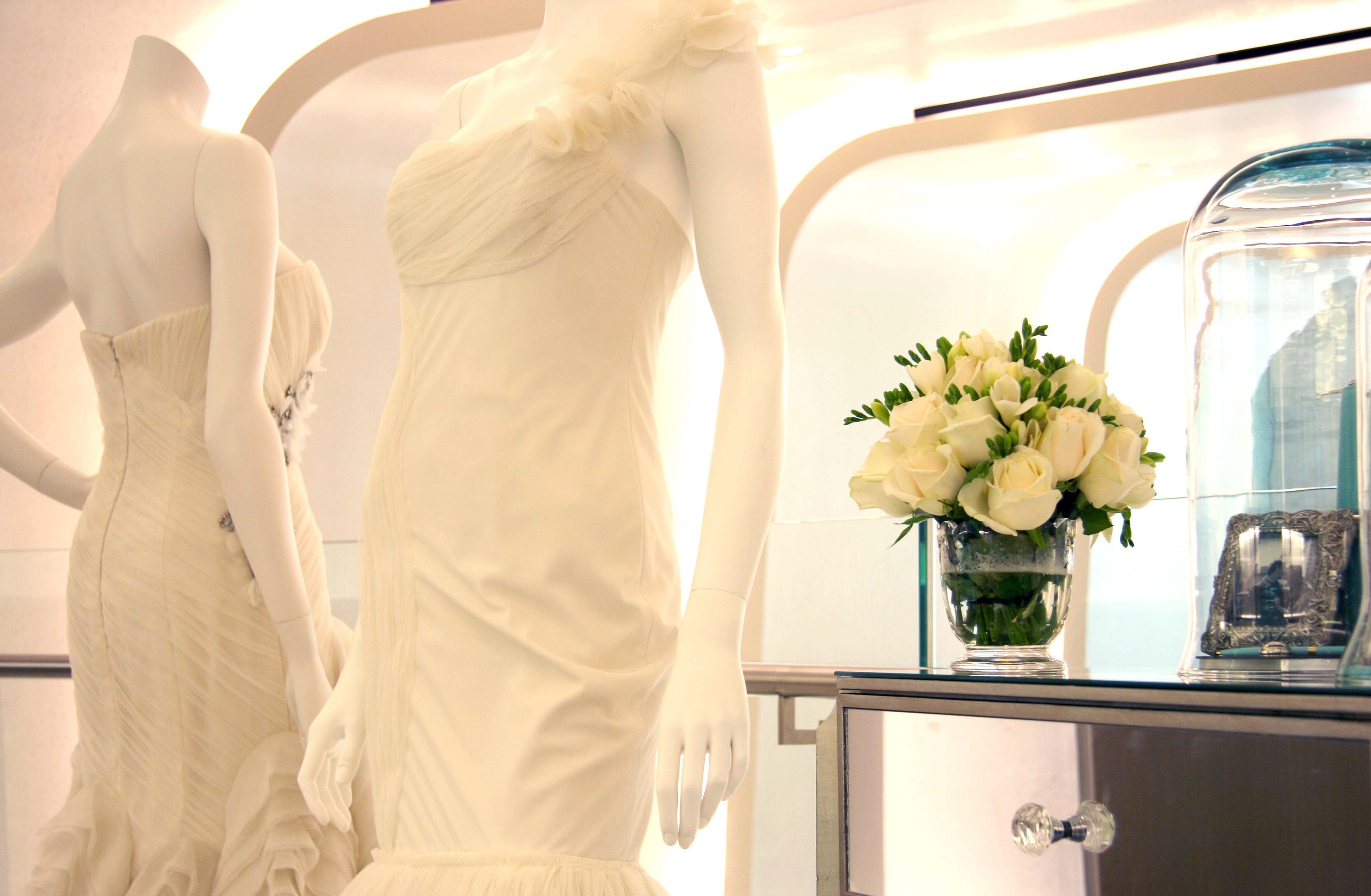 Bridal dresses and Styling at Tiffany & Co. Melbourne