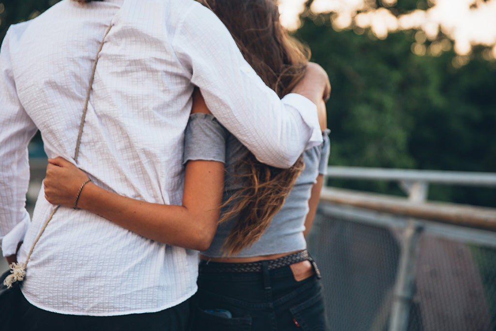 Couple during time of sympathy