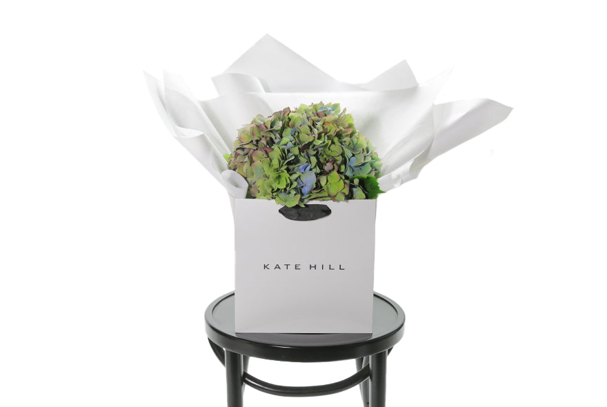 Hydrangea flower bouquet by Kate Hill Flowers in Melbourne