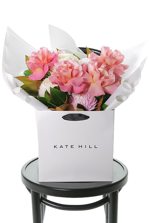 Pink flower bouquet for delivery to Burwood