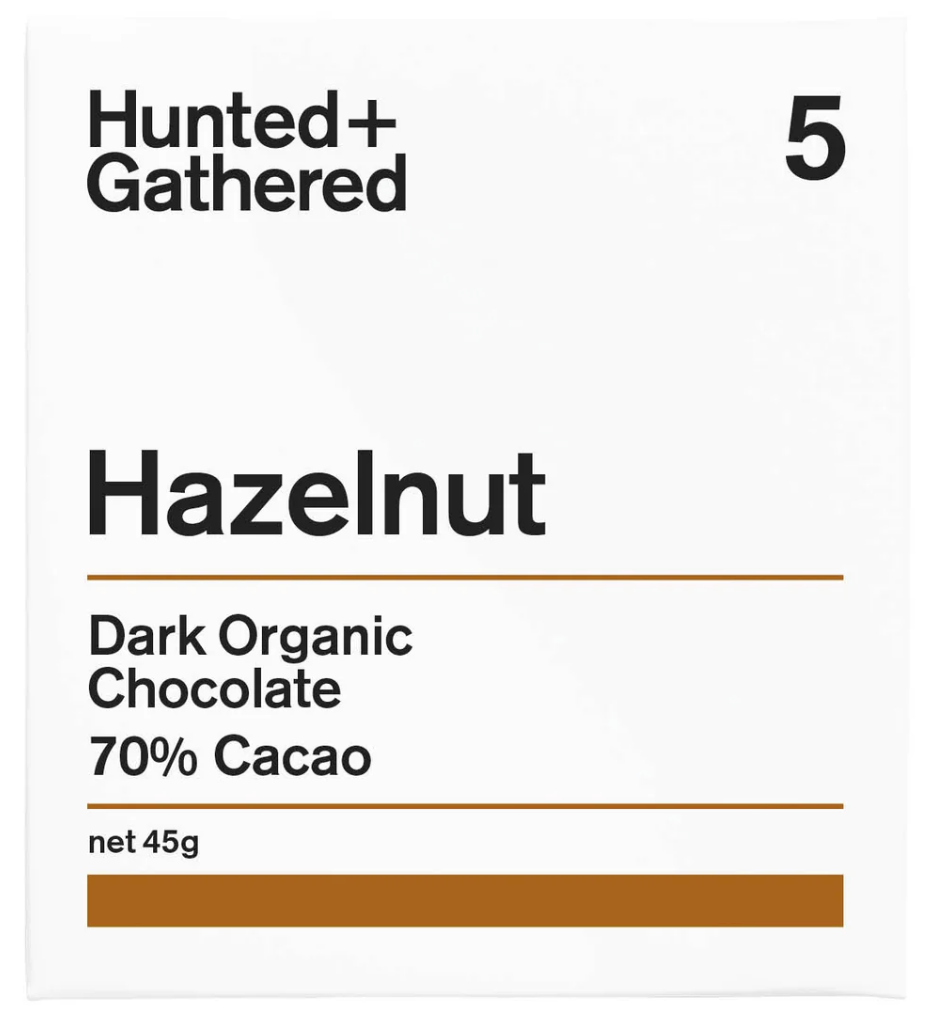 Hunted + Gathered Hazelnut Chocolate Bar