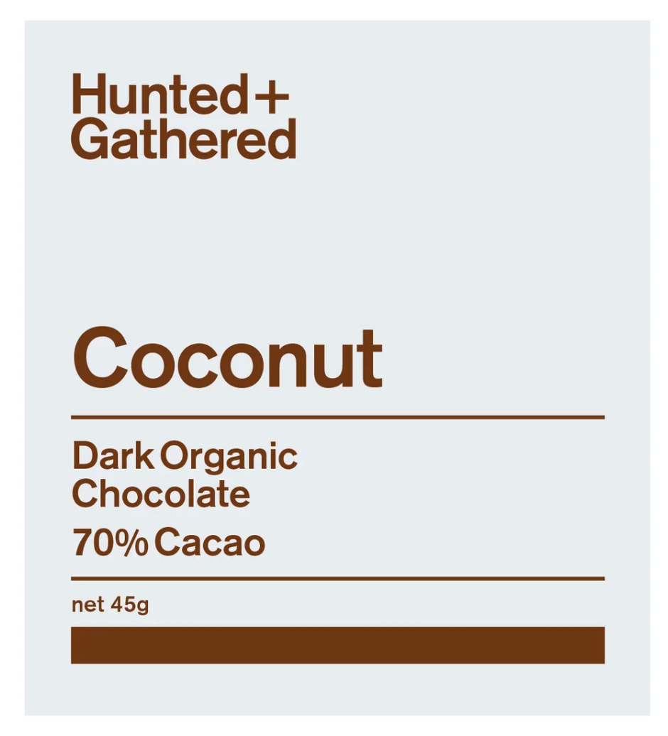 Hunted + Gathered Coconut Chocolate Bar
