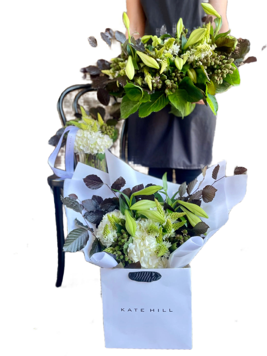 Christmas Flower Bundle - Table Design + Small Vase Design + Bouquet