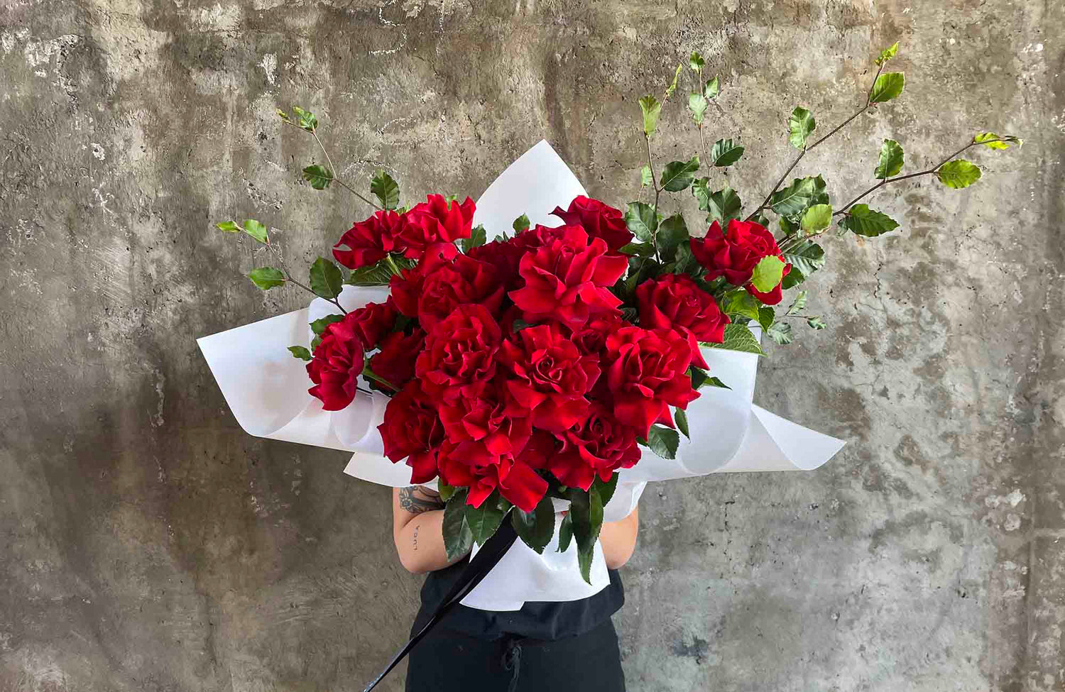 Luxury flower bouquet by Kate Hill florist delivering flowers to Docklands Melbourne