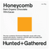 Hunted + Gathered Honeycomb 70% dark organic chocolate bar, front of pack
