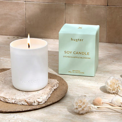 Huxster Lychee &amp; Apple Blossom Candle