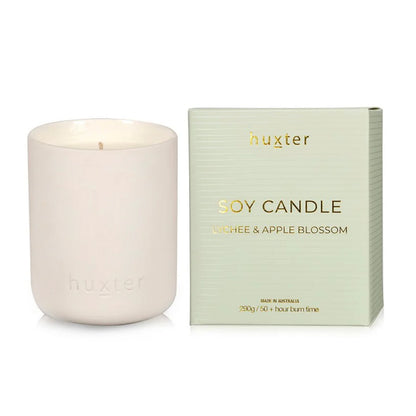 Huxster Lychee &amp; Apple Blossom Candle