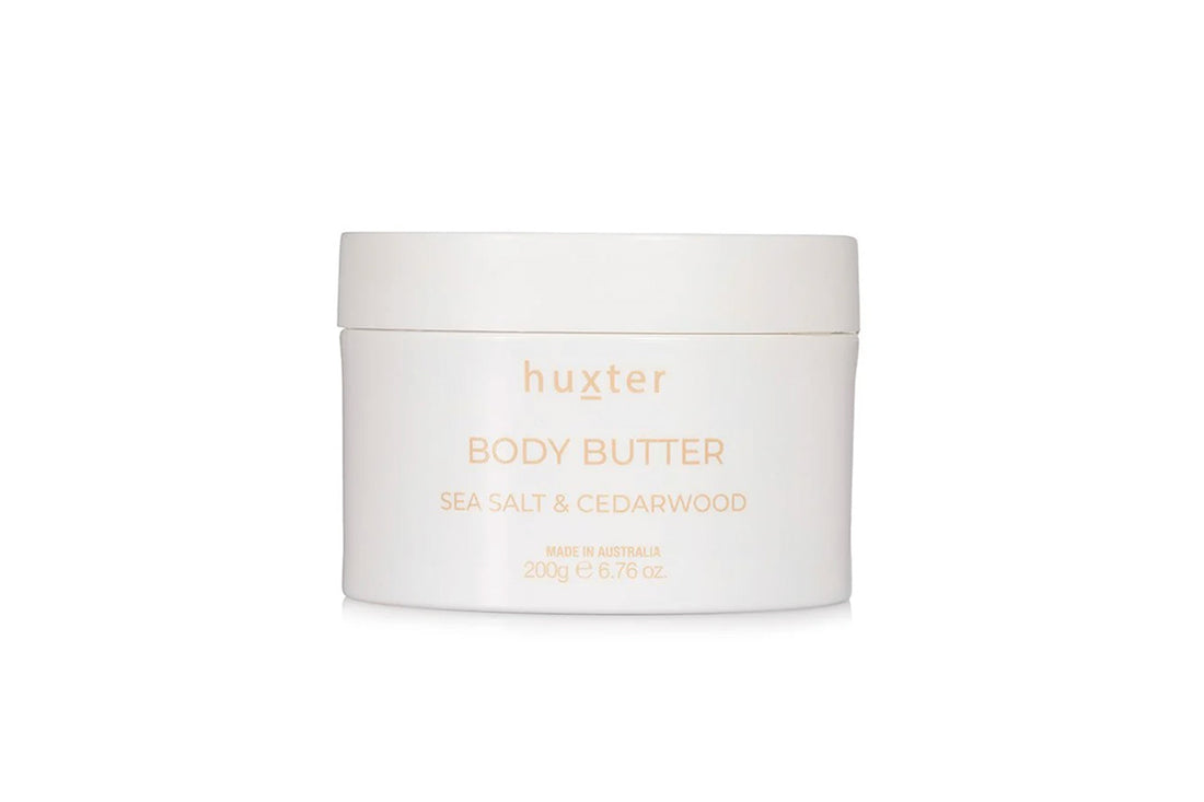Huxter body butter container with &