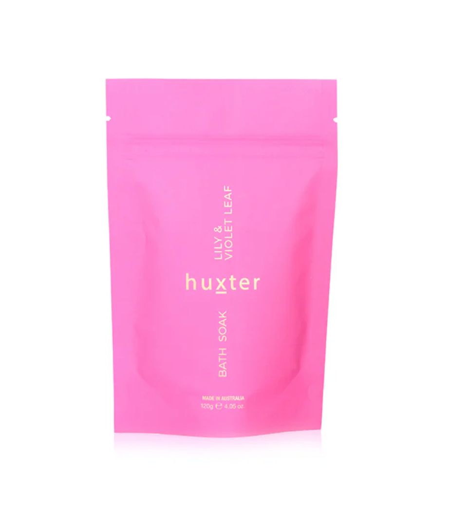 Huxter Bath Soak | Lily &amp; Violet Leaf