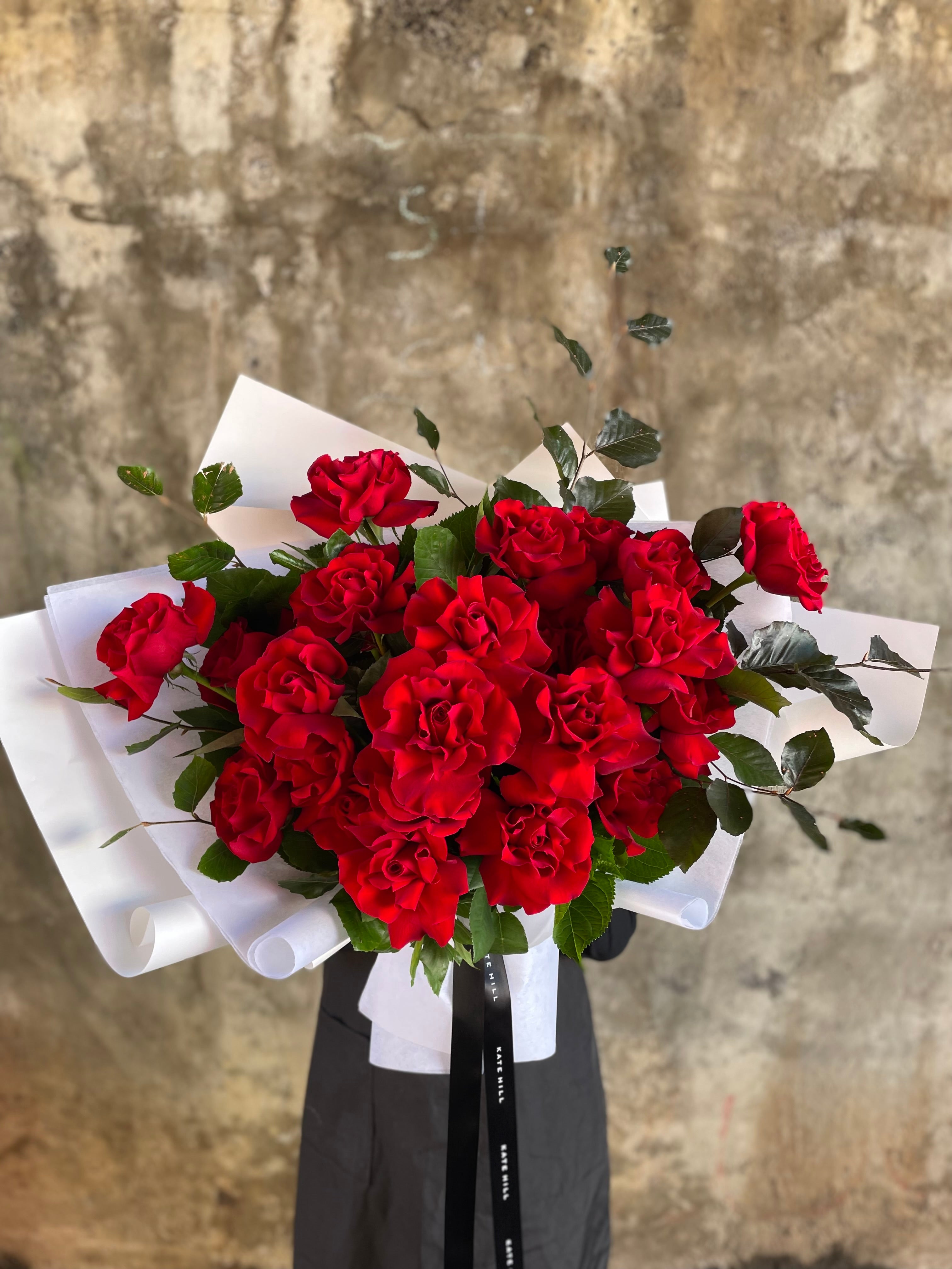 AMOUR Red Rose Flower Bouquet | Pre-Order