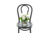 BAILEY white ribbed glass vase of white blooms by Kate Hill Flowers Melbourne