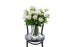 BLANCA large white roses in a tapered glass vase by Kate Hill Flowers Melbourne
