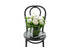 ELISE white ball vase arrangement of white blooms by Kate Hill Flowers Melbourne