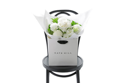 ELLA small white flower bouquet by Kate Hill Flowers Melbourne
