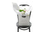 SERENITY Floral arrangement in a white box on a black chair with &