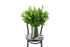 VALERIE large display of white oriental lilies in a tapered glass vase by Kate Hill Flowers Melbourne