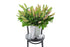 VARDA pink oriental lilies in a white footed ceramic design by Kate Hill Flowers Melbourne