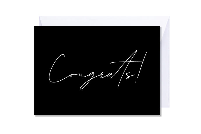 Congratulations Card | 'Congrats' Greeting Card | Kate Hill Flowers